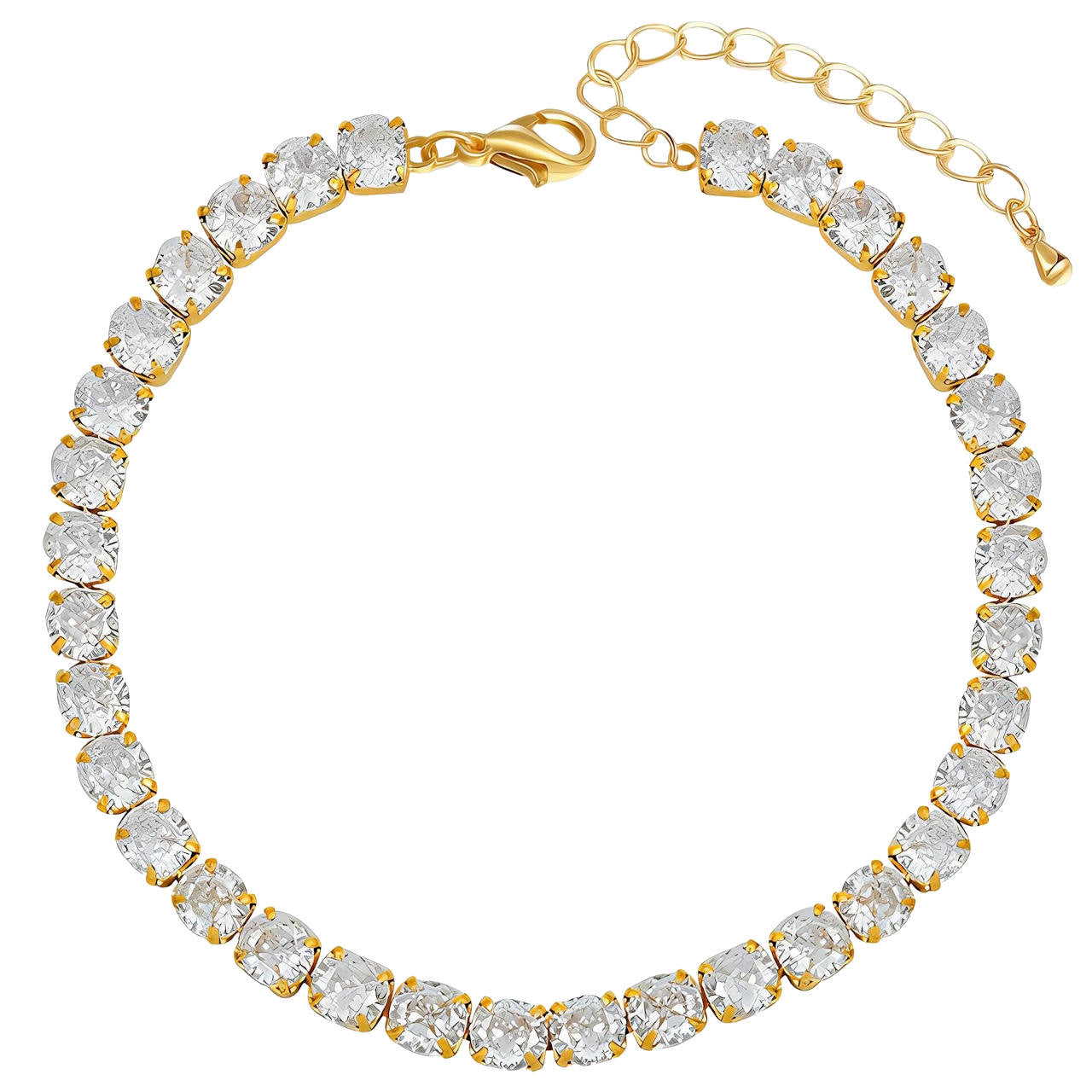 Pulsera Tenis Dorada
