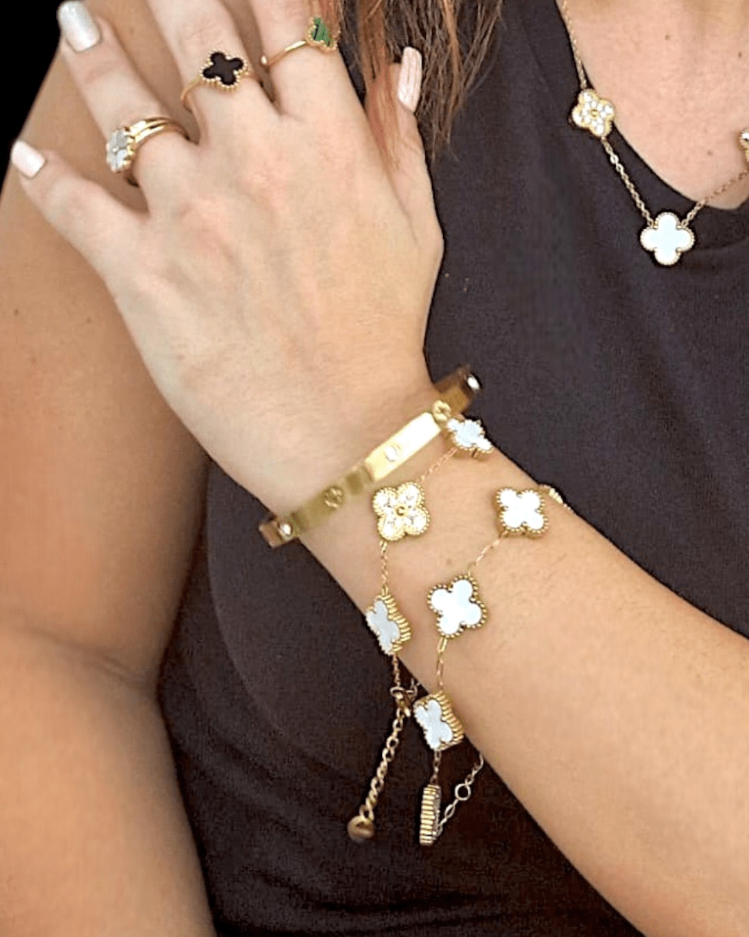 Pulsera Lucky Blanca total - Blisse