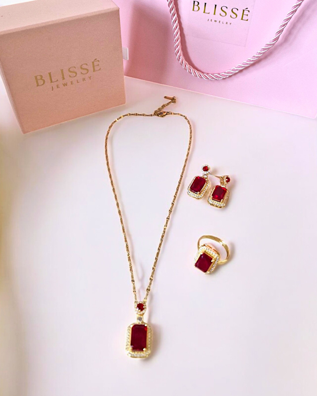 Conjunto Iria - Vermelho/Verde