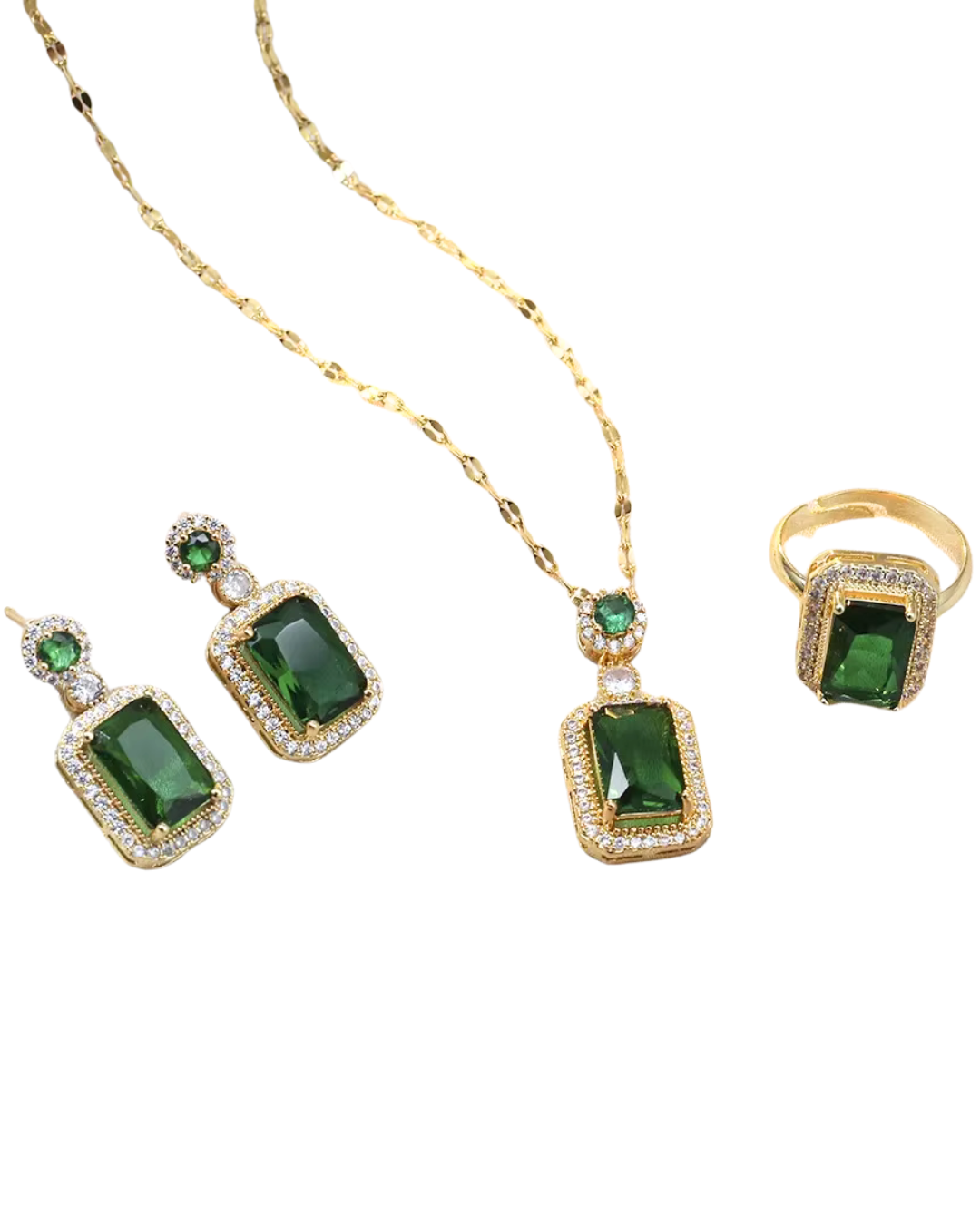 Conjunto Iria - Vermelho/Verde