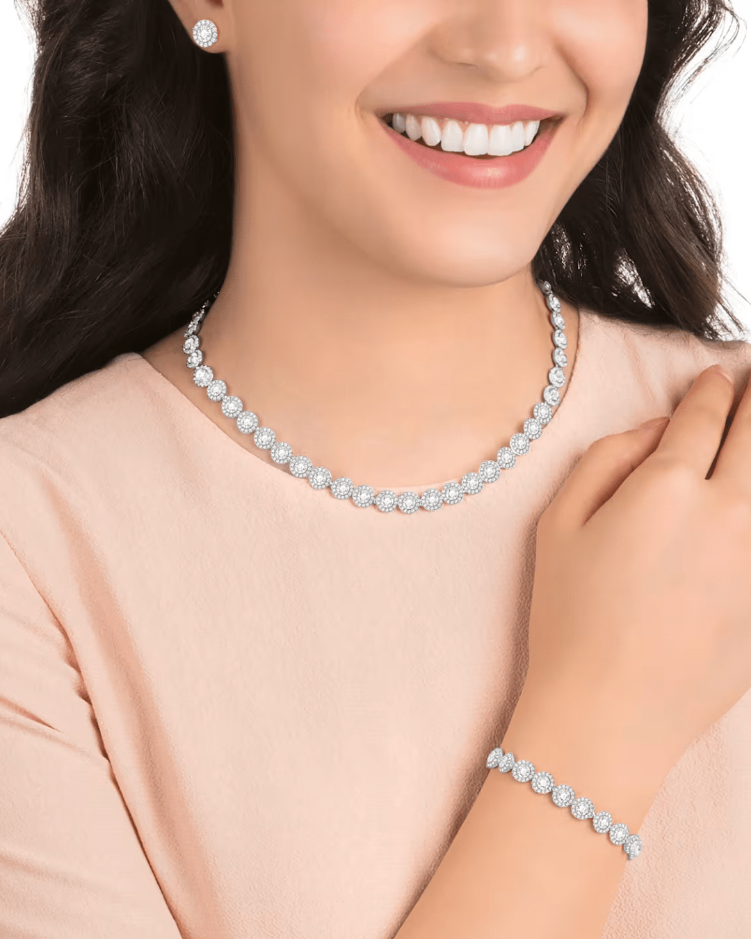 Conjunto Angelica COMPLETO con anillo, pulsera, pendientes y collar - Blisse