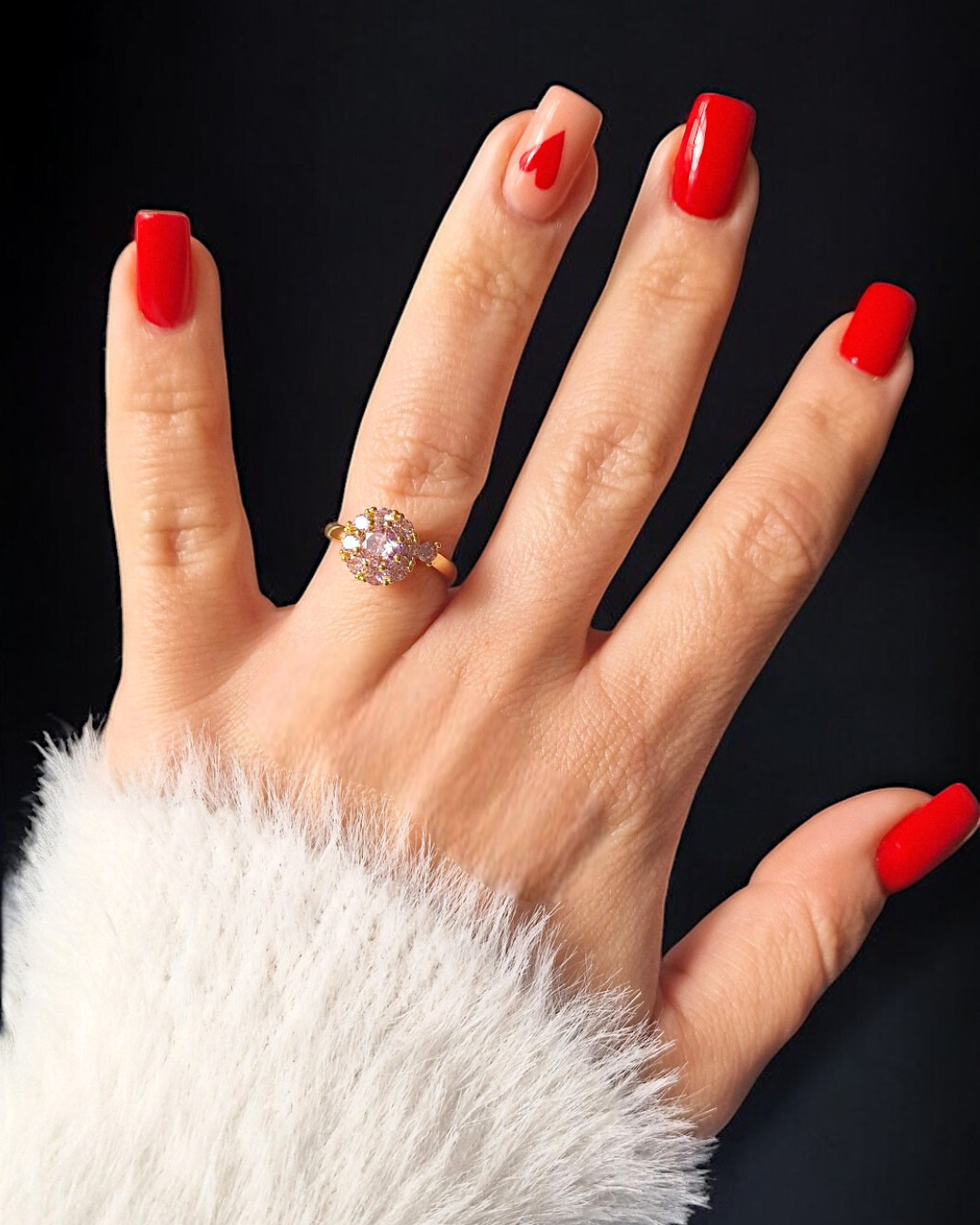 Rotating stress ring