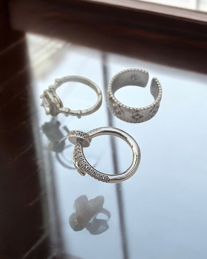 Anillo Clavo Plata