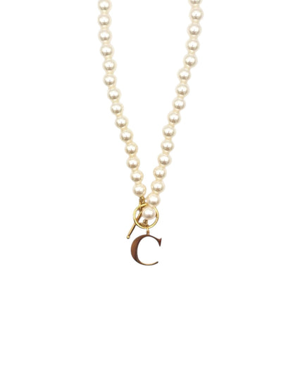 Collar Inicial y Perlas My Store